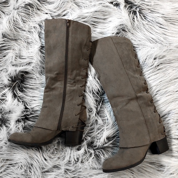 fergalicious taupe boots